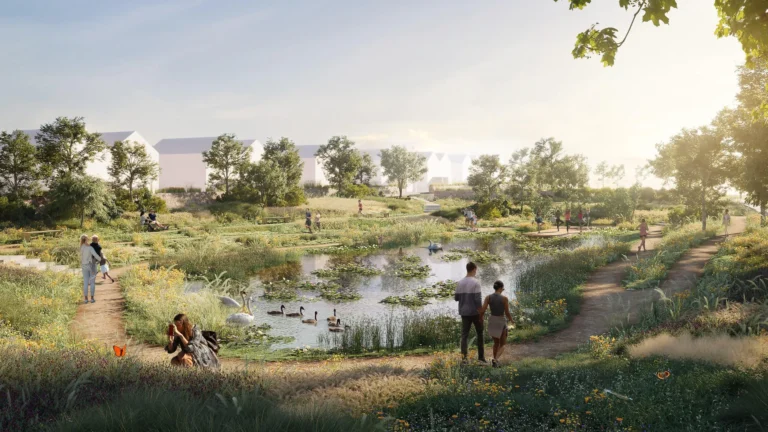 Langarth Northern Ponds Render 1 Scaled