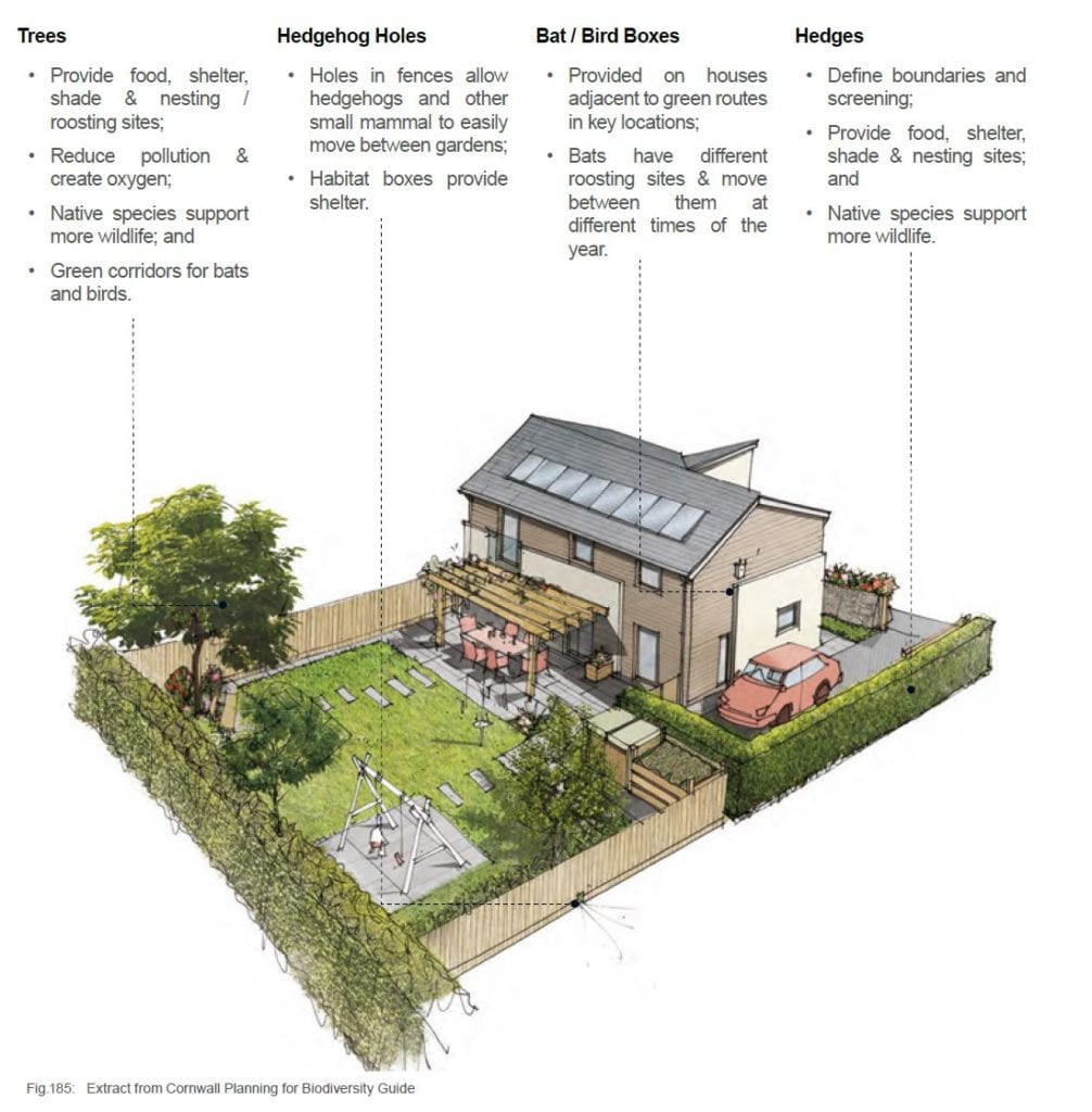 CC Biodiversity 3D House with annotations