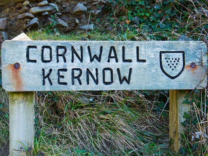 Cornwall Kernow sign